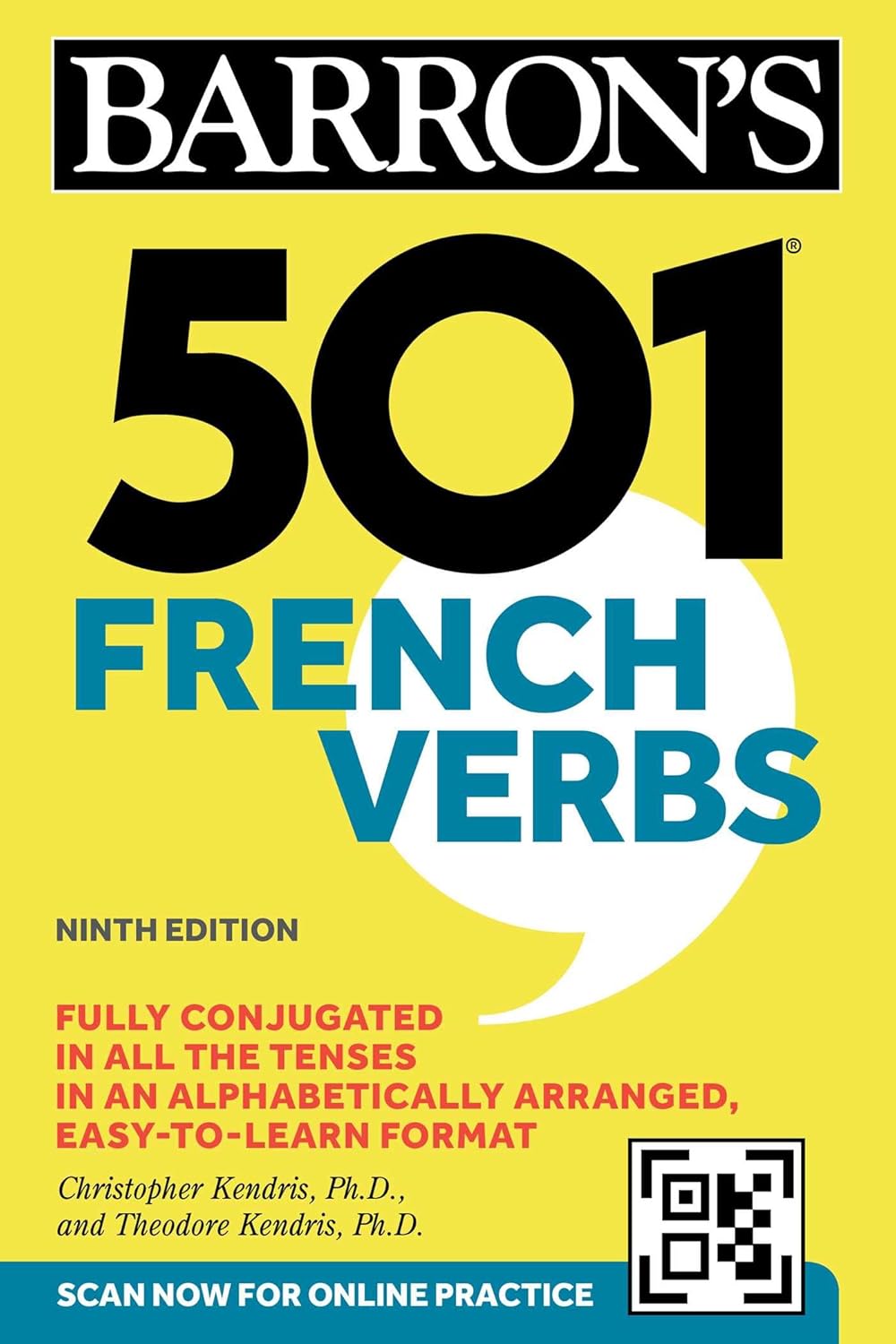 Cover: 501 French Verbs (Barron’s), 9th Edition