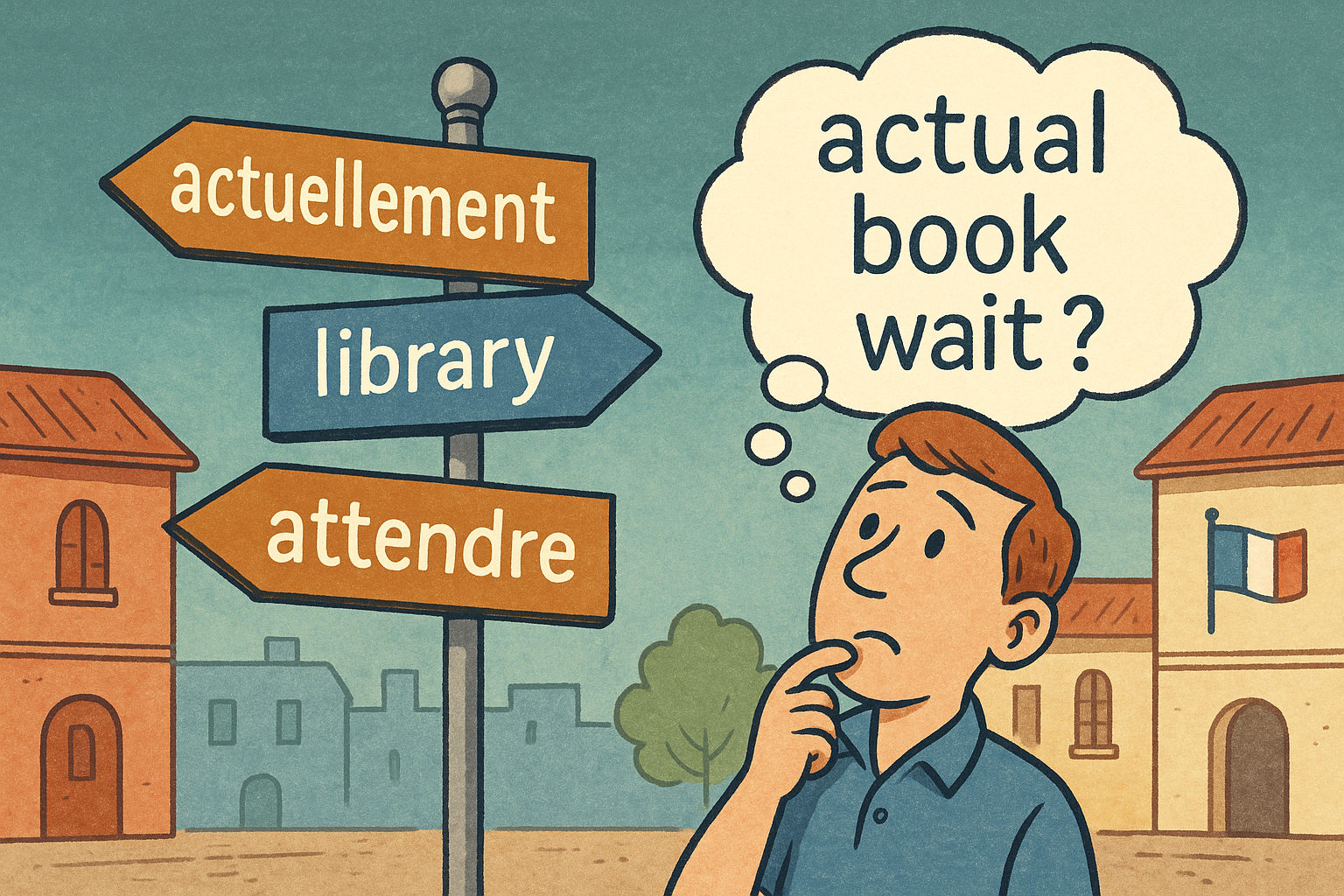 French false friends that confuse English speakers — avoid common vocabulary mistakes