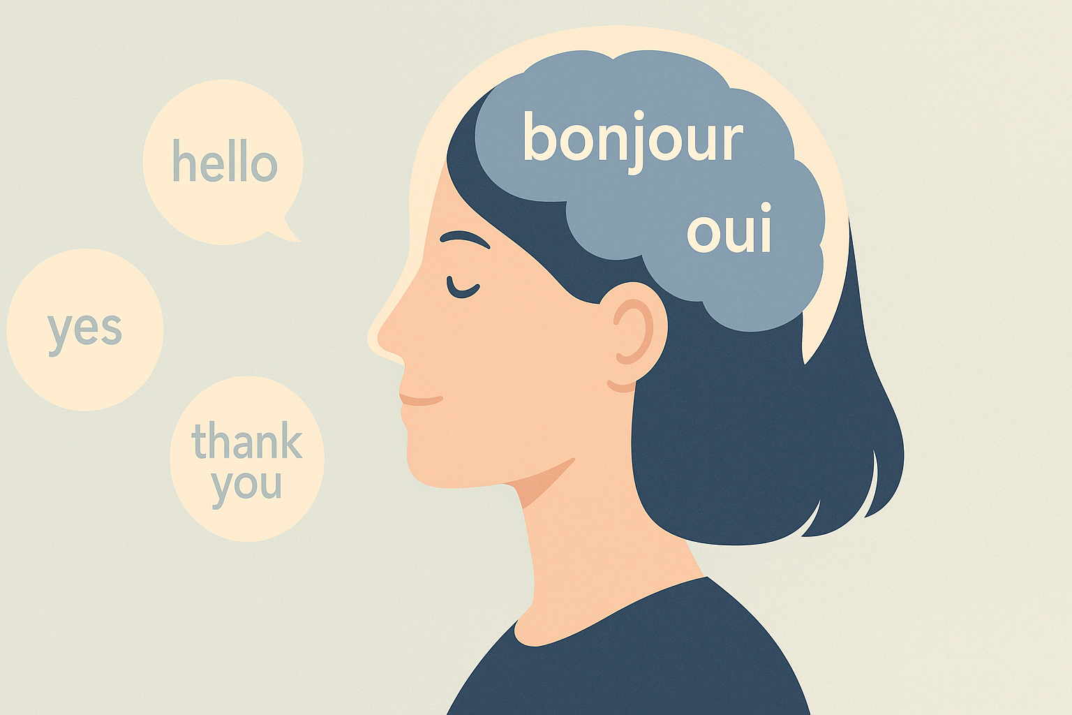 How to think in French stop translating from English guide