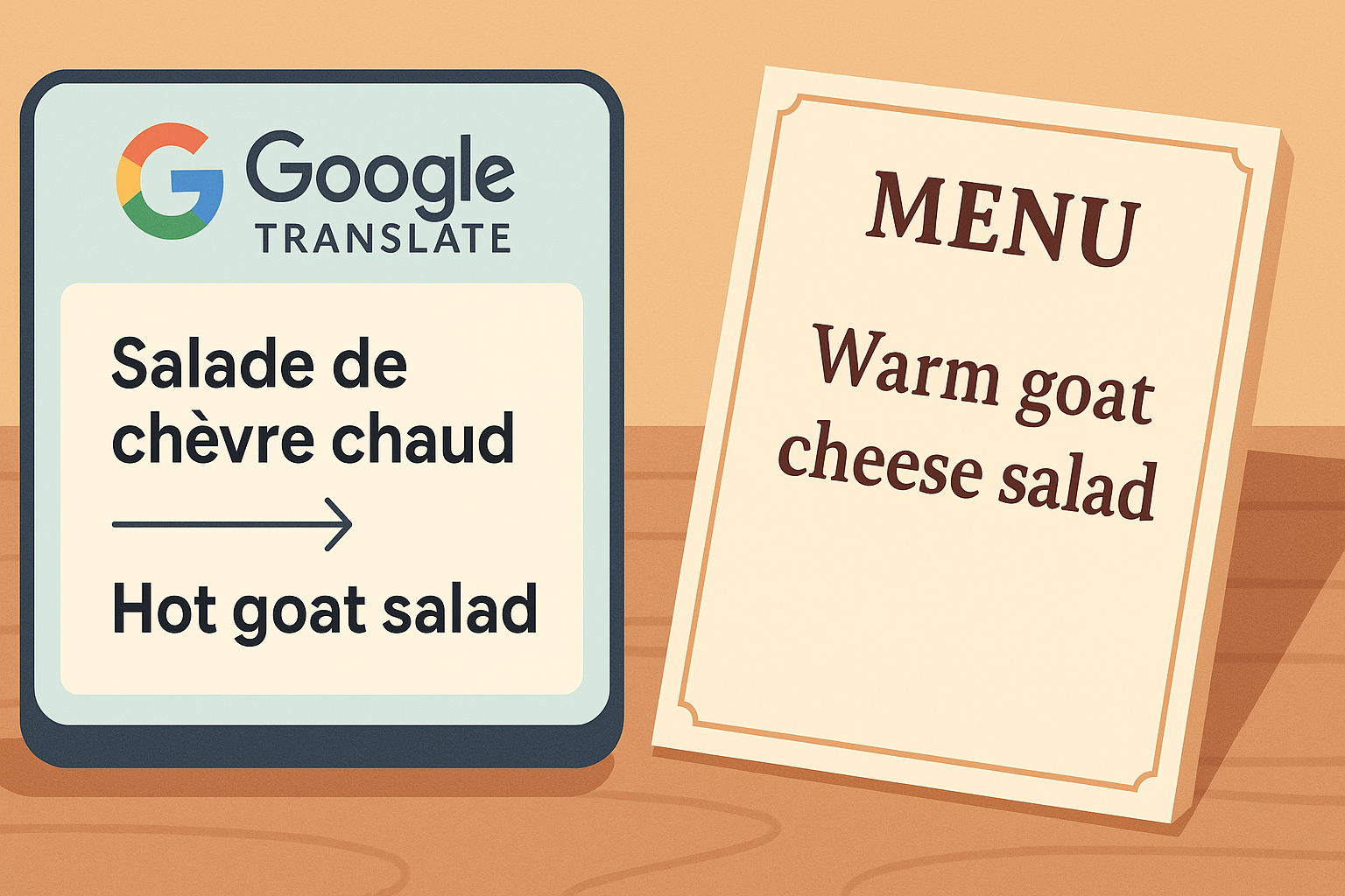 Google Translate French to English mistakes — real examples and fails