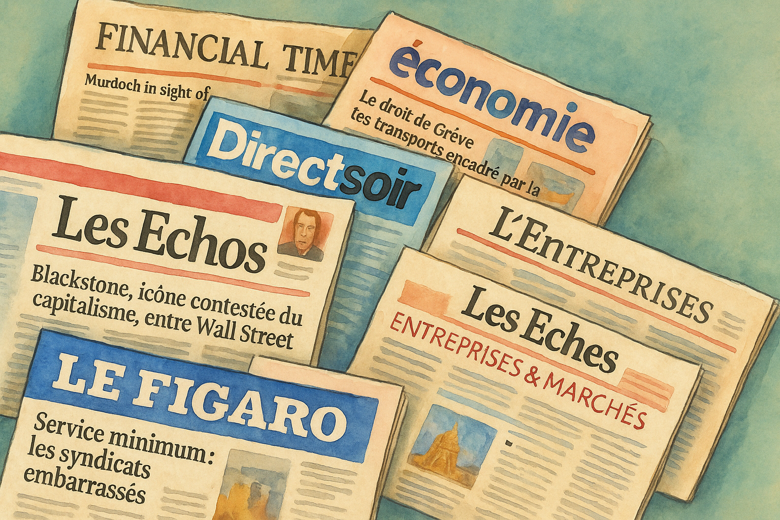 French news phrases — decode headlines, dates, and quotes quickly