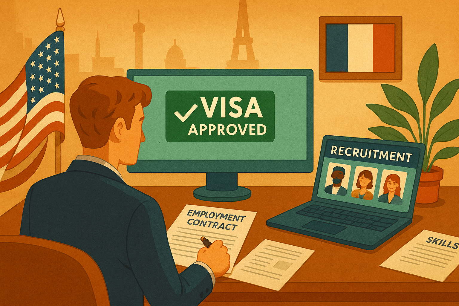 Moving to France from USA work visa and expat guide