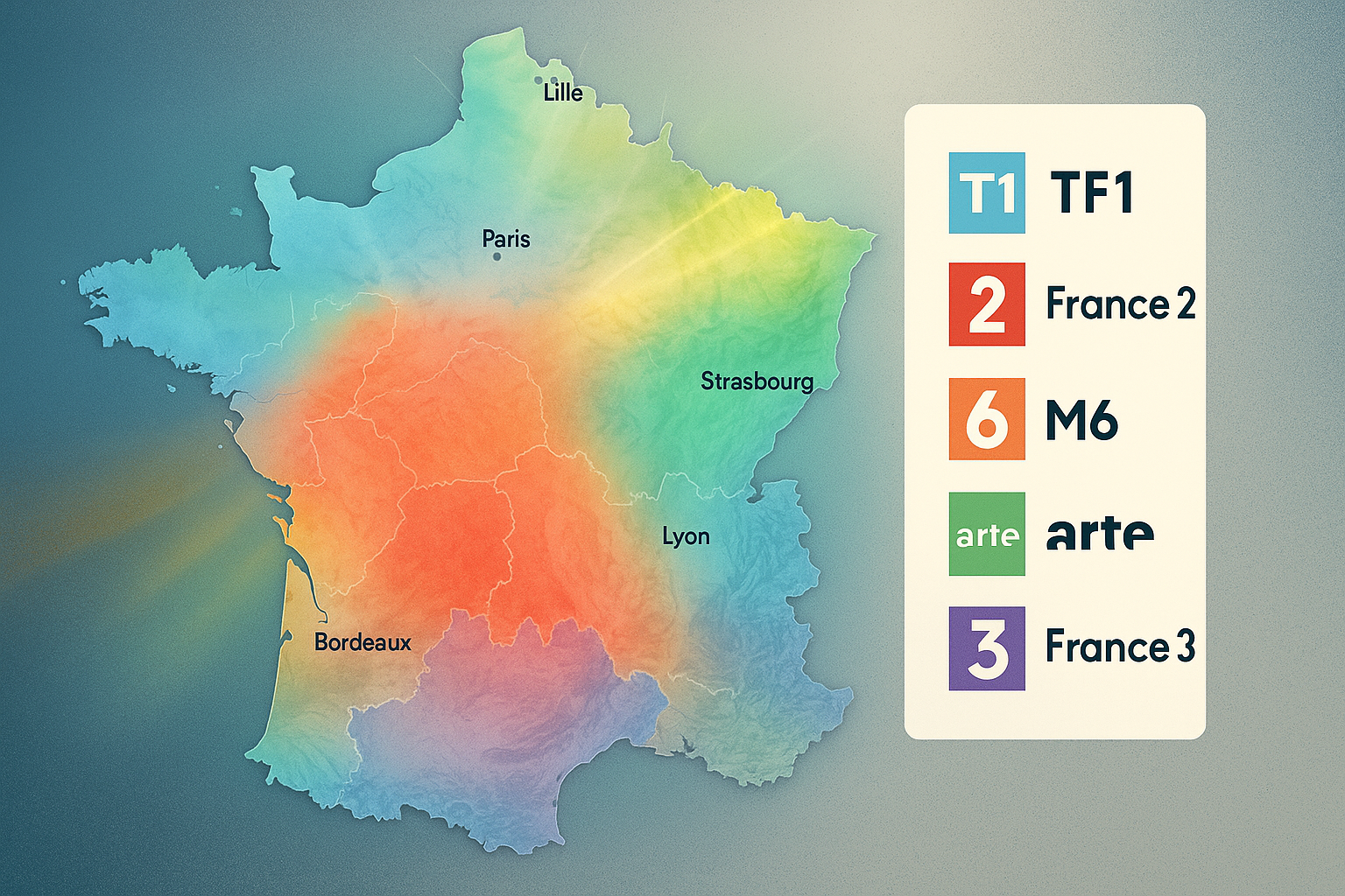 French TV channels guide TNT networks and streaming