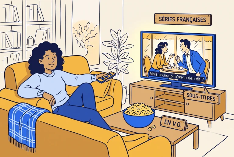Illustration of the best Canal Plus French series in original version with subtitles