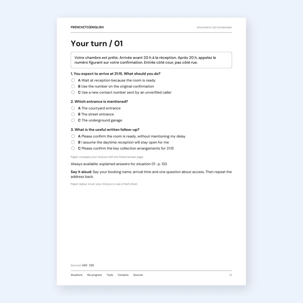 Your First 90 Days in France · Interactive + Print — 90days print